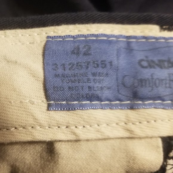 2 pairs of Black size 42 Cintas ComfortFlex men's dress pants - Picture 7 of 15